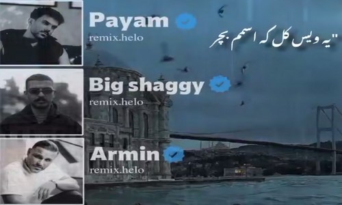 پیام عباسی بیگ شگی آرمین زارعی یه ویس کل اسمم بچر